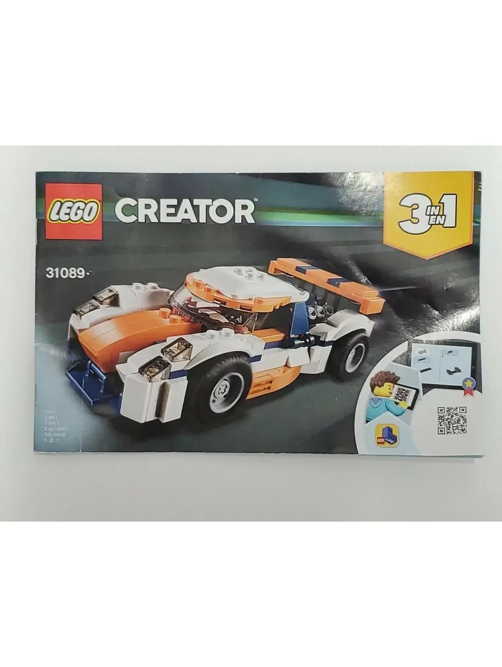 Lego Creator # 31089 Car Instruction Booklet ONLY Manual Sunset Track Racer